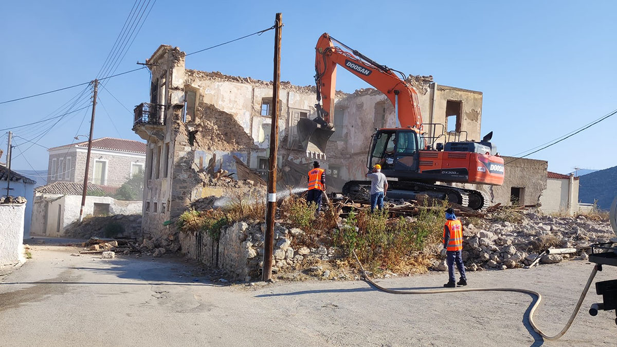 Κατεδαφίσεις κτιρίων Κρανίδι