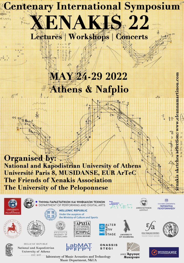 3.Αφίσα για το xenakis 22 centenary international symposium