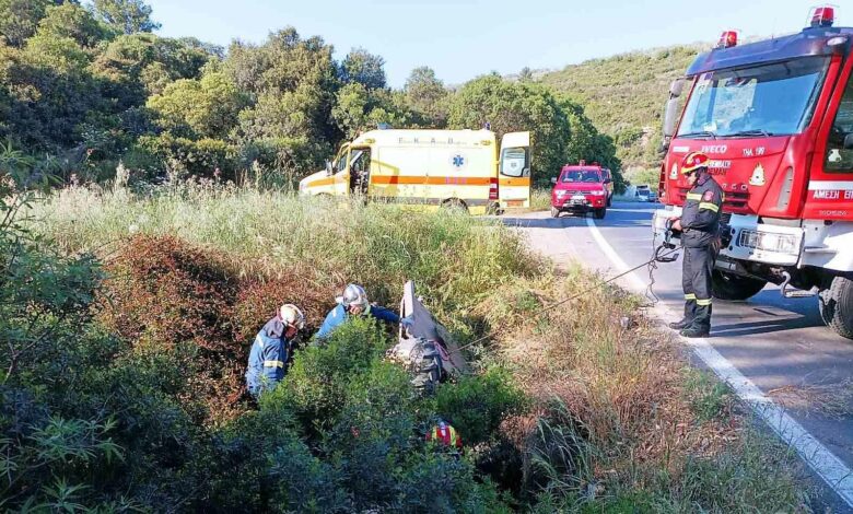 Απεγκλωβισμός πυροσβεστική φίχτια (2)