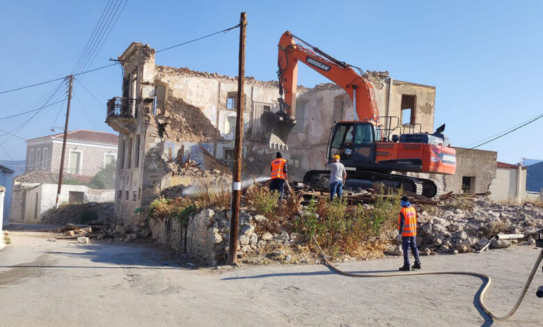 Κατεδαφίσεις κτιρίων Κρανίδι