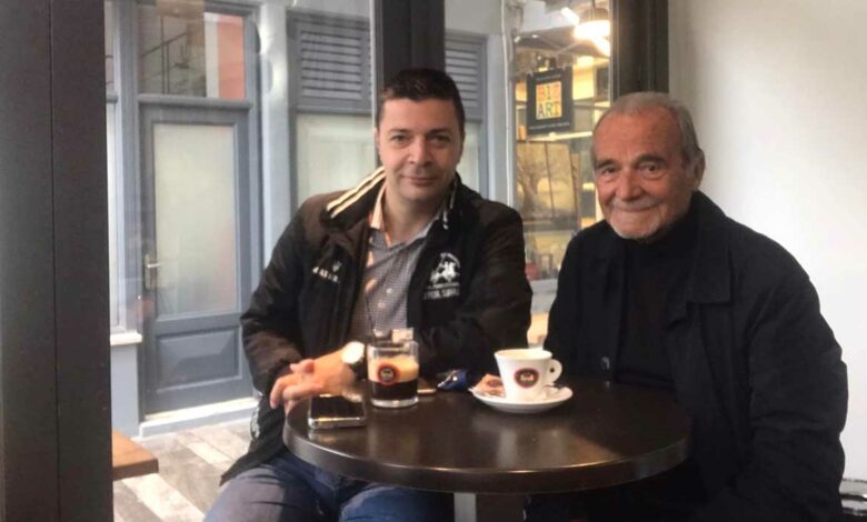 Κώστας Μάκαρης με Γιώργο Τσούρνο