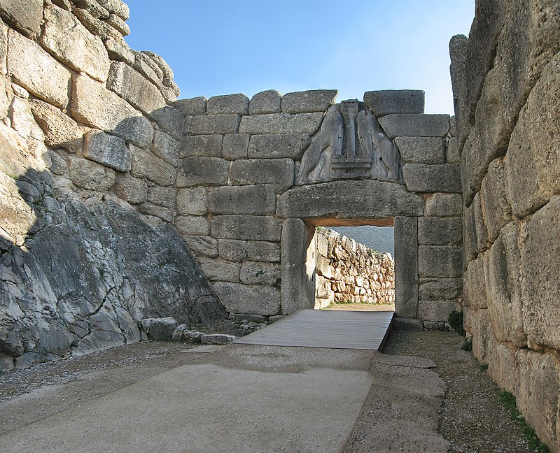 lions gate mycenae 1
