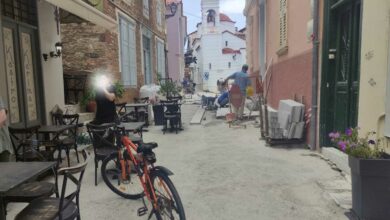 Έργα στην οδό Παπανικολάου στο Ναύπλιο