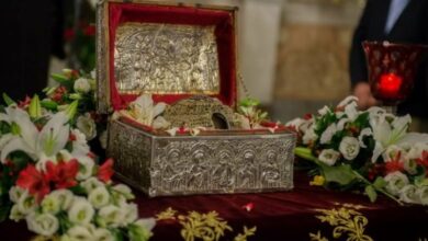 Η Τίμια Κάρα του Αγίου Παρθενίου στο Κιβέρι (1)