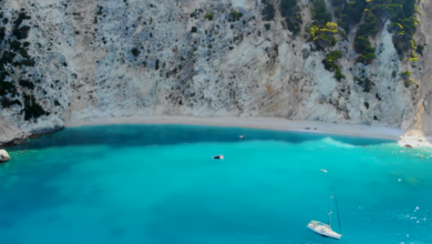 Παραλία Πλατυνάμμος Ιθάκη