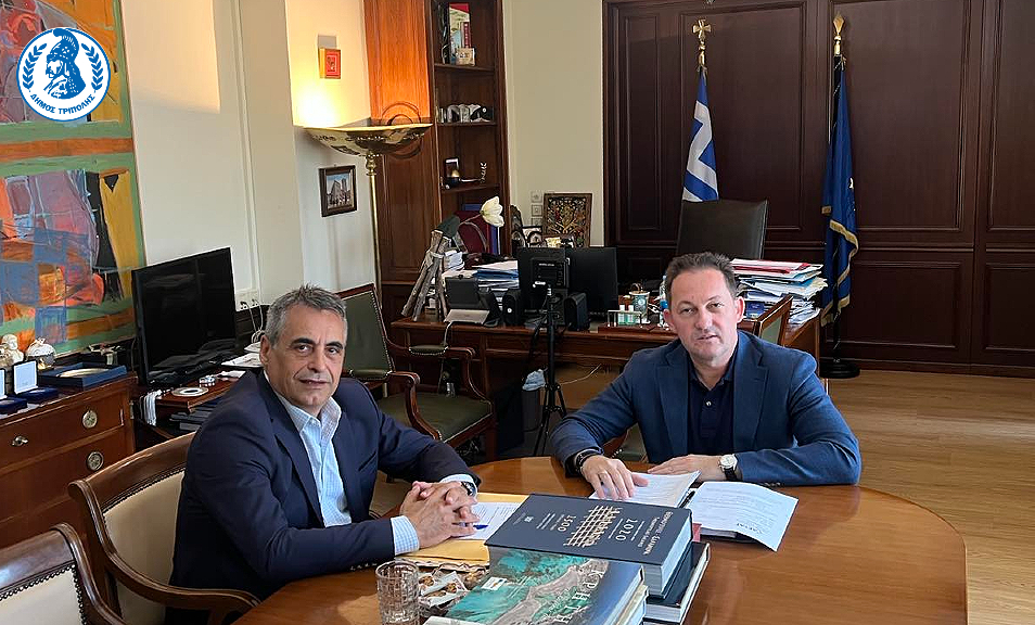 Τρίπολη: Στο Υπουργείο Εσωτερικών ο δήμαρχος για τα έργα στο Δήμο