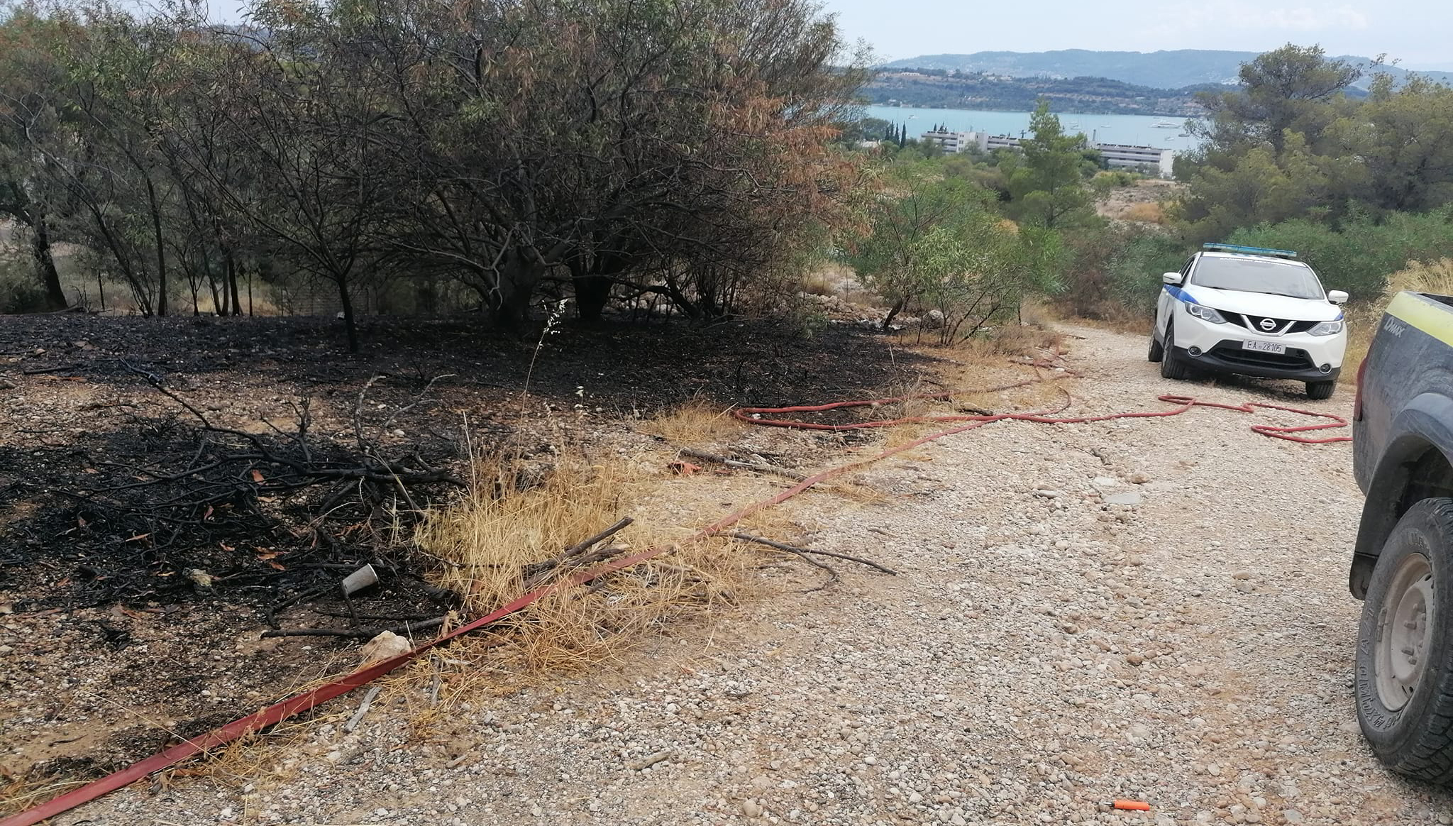 Φωτιά ανησύχησε το Πόρτο Χέλι αλλά όχι για πολύ