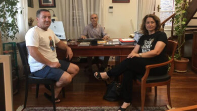 Γαβρήλος συνάντηση με πυροσβέστες