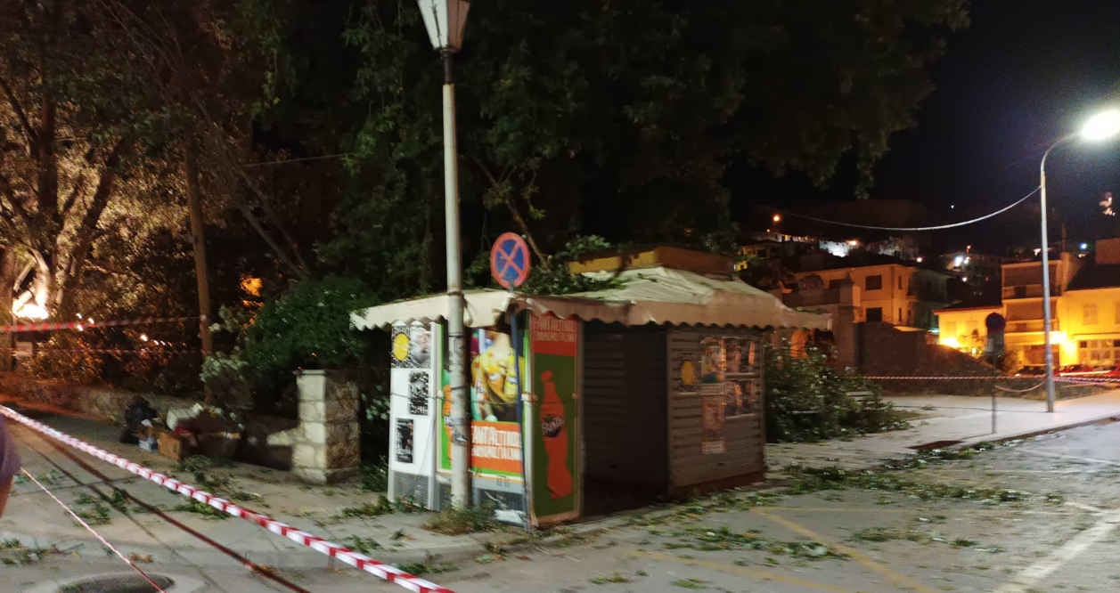 Ναύπλιο: Απομακρύνονται τα κομμάτια της τεράστιας λέυκας που έπεσε το βράδυ της Παρασκευής