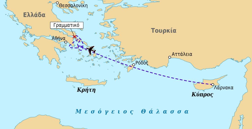 flight path of helios 522 el.svg 