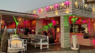 Εικ.1 Εξωτερικό του lukas beach bar restaurant