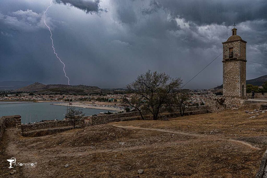 Καταιγίδα στο Ναύπλιο
