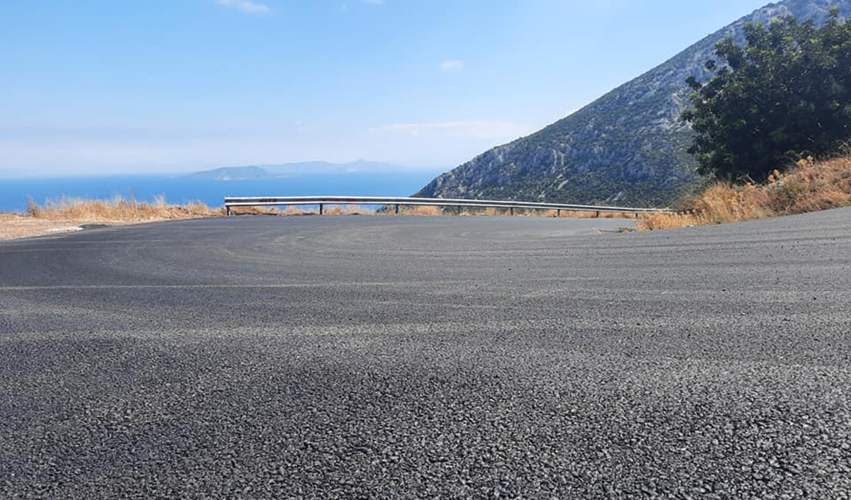 Άσφαλτος δρόμος Επίδαυρος Κολιάκι (2)