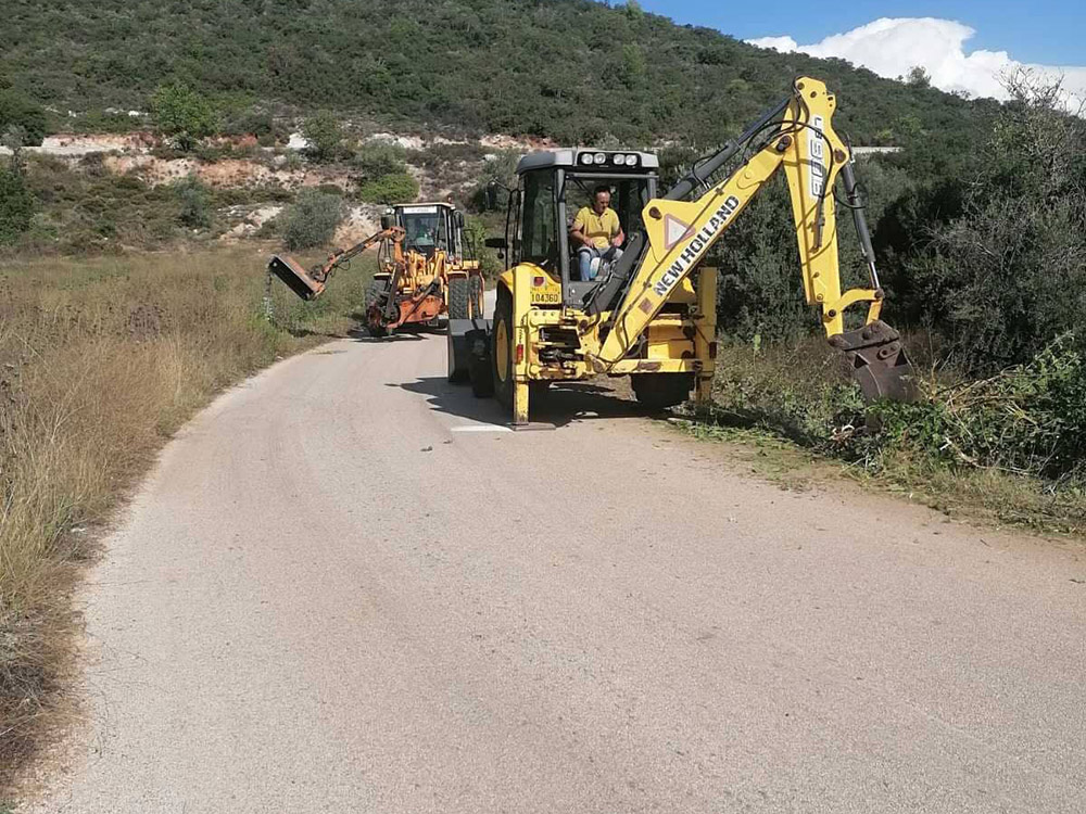 Καθαρισμός δρόμος Πλατάνι – Σκοτεινή – Φρουσιούνα (4)