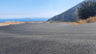 Άσφαλτος δρόμος Επίδαυρος Κολιάκι (2)