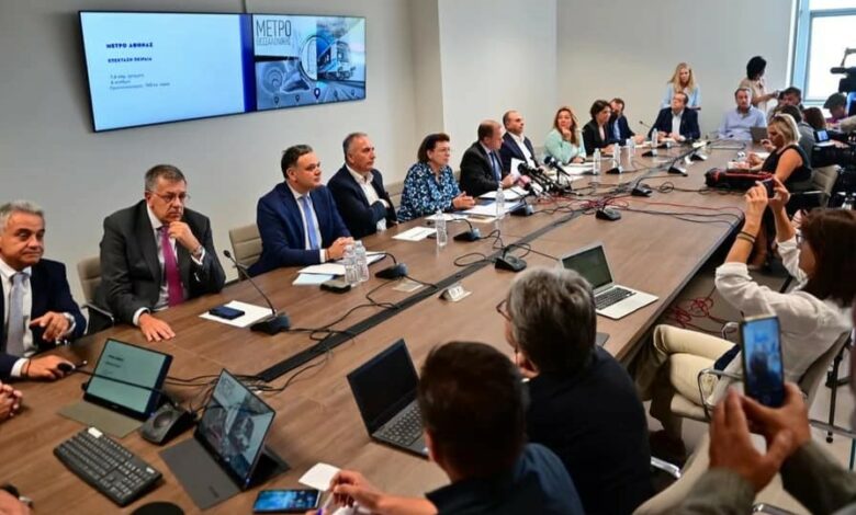 Γ Διδασκάλου Συνέντευξη Τύπου ΜΕΤΡΟ Θεσσαλονίκης