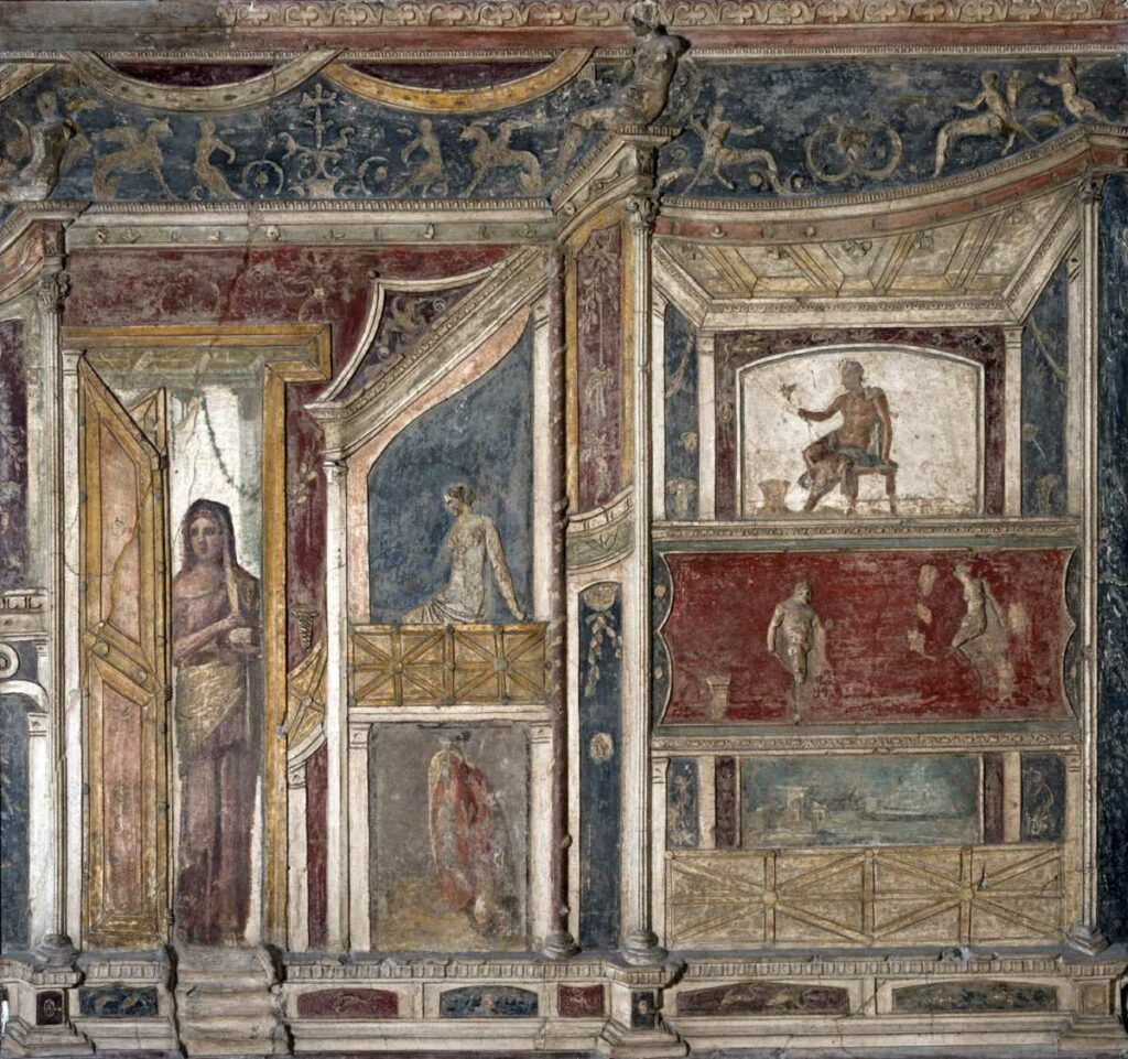 Εικ.4 figura femminile pompei casa di meleagro