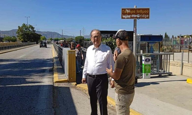 Επίσκεψη Π. Νίκα στον Ισθμό Κορίνθου