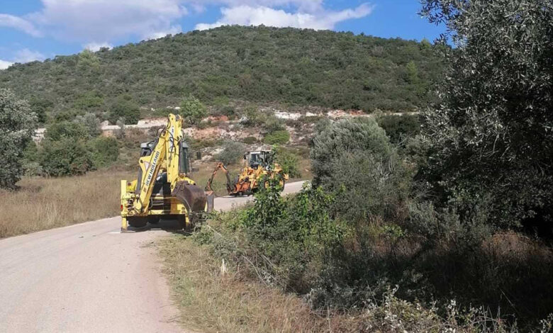 Καθαρισμός δρόμος Πλατάνι – Σκοτεινή – Φρουσιούνα (1)