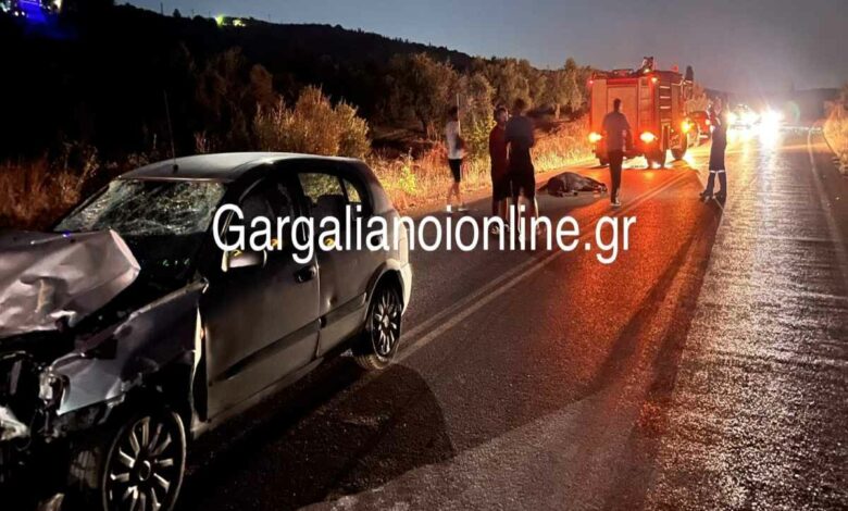 Τροχαίο αυτοκινήτου με άλογο στους Γαργαλιάνους