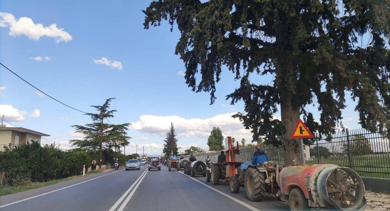 Διαμαρτυρία αγροτών Αργολίδα τρακτέρ (11)