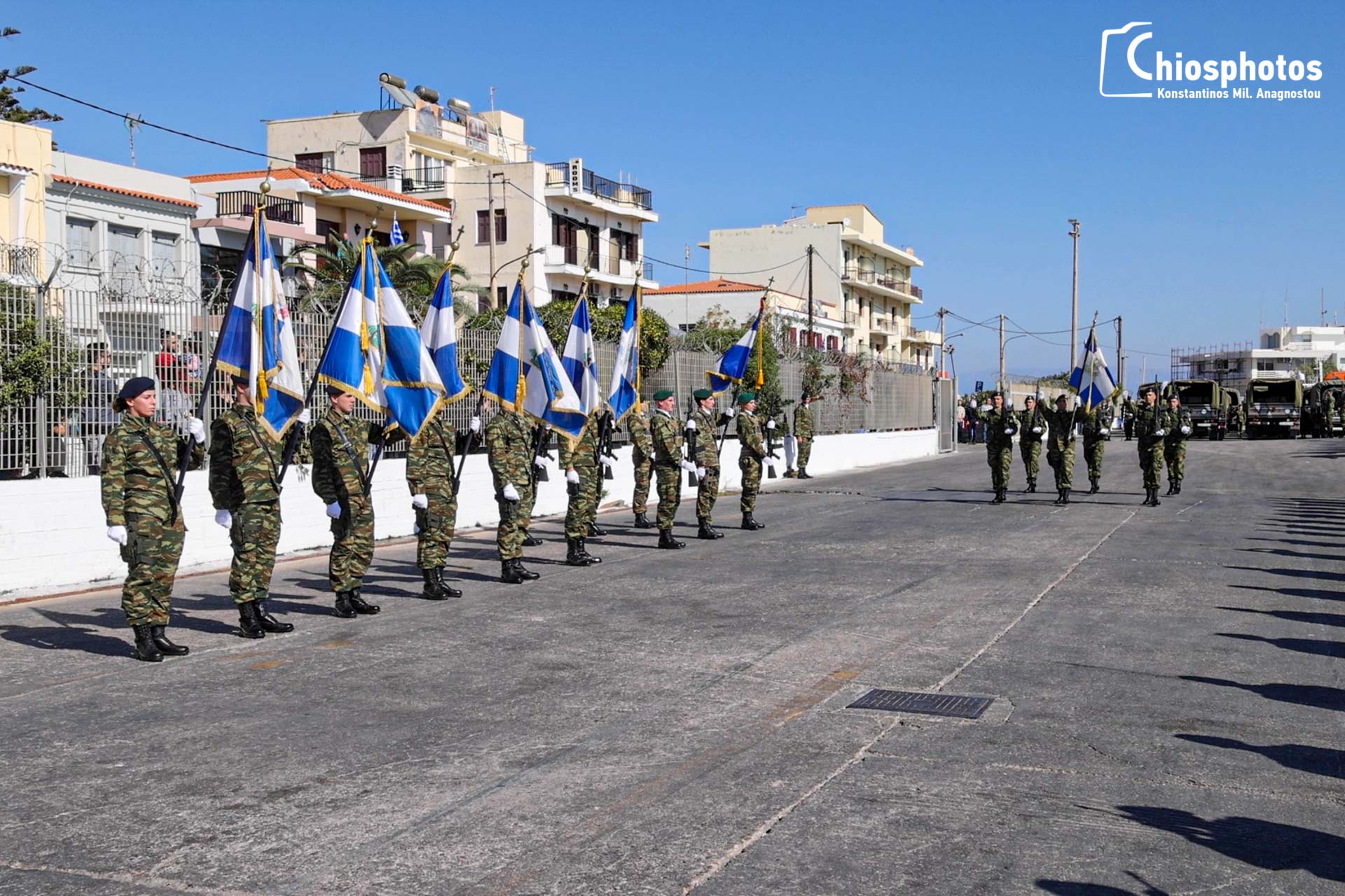 Κάλυψη Ελληνικών σημαιών 28η Οκτωβρίου (3)