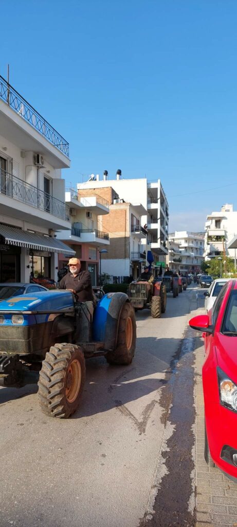 Μηχανοκίνητη πορεία αγροτών 2022 2