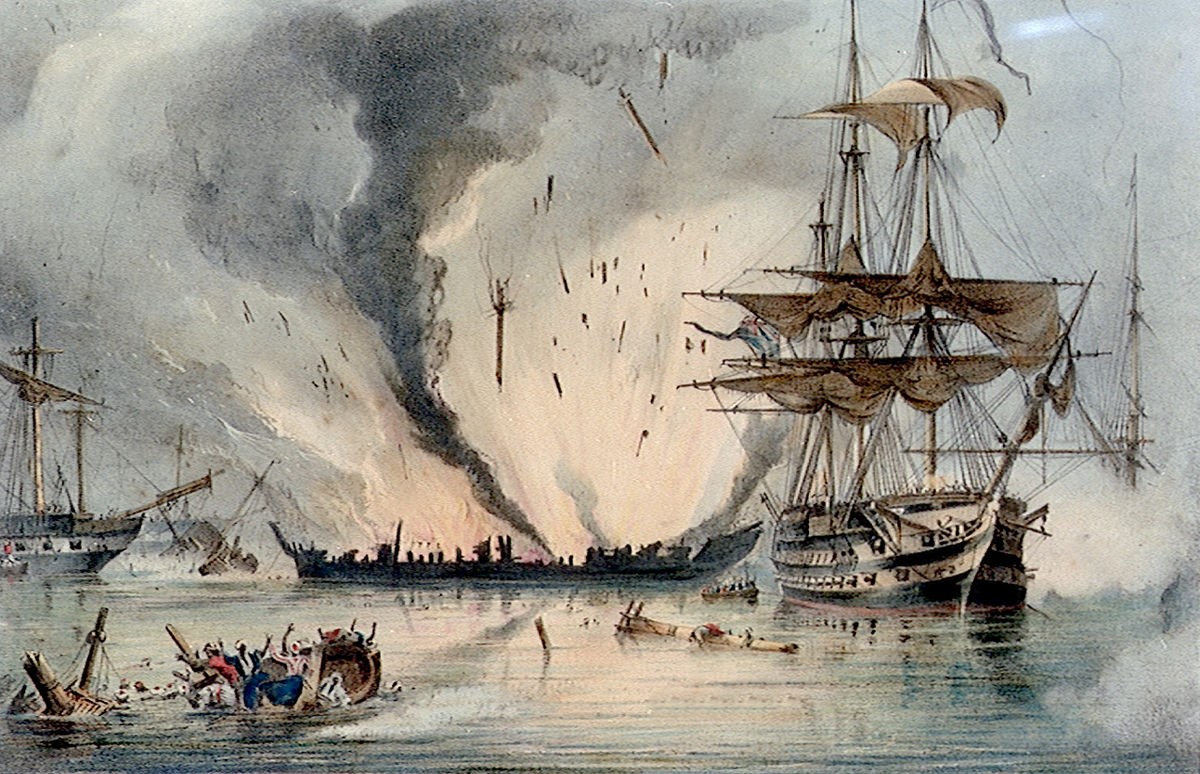 albion at the battle of navarino