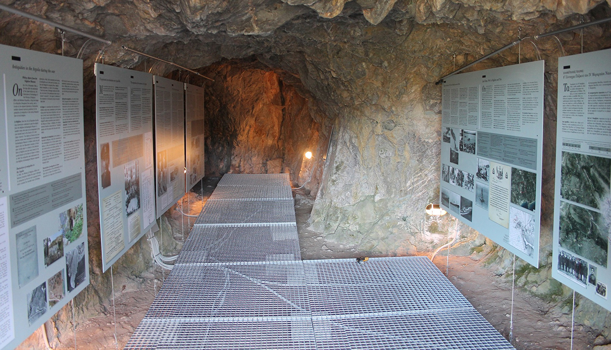 Ο Β’ Παγκόσμιος Πόλεμος στην Αργολίδα μέσα σε μια σπηλιά στην Αρχαία Ασίνη