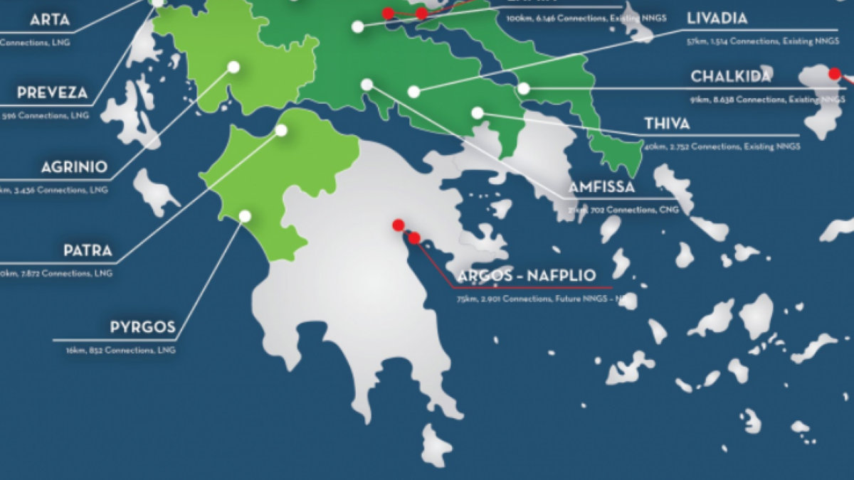Το φυσικό αέριο «πάει» στο Άργος  και στο Ναύπλιο