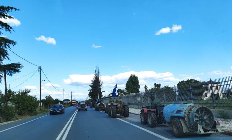 Διαμαρτυρία αγροτών Αργολίδα τρακτέρ (3)