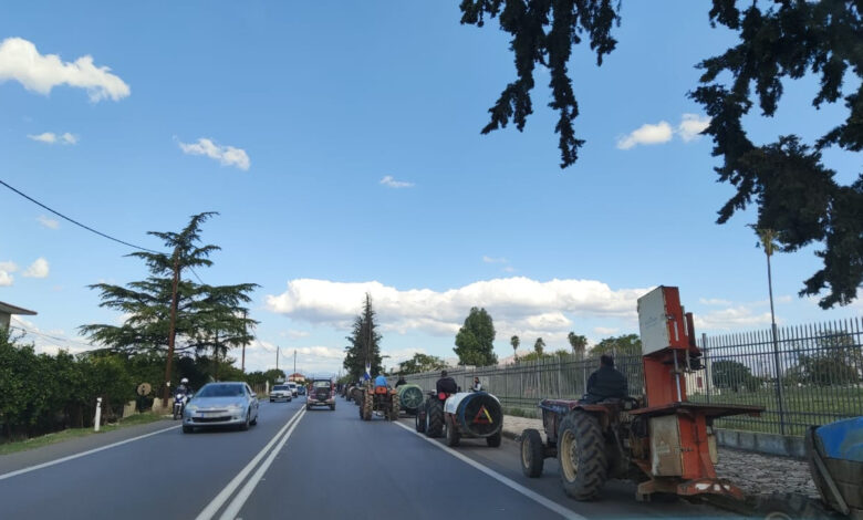 Διαμαρτυρία αγροτών Αργολίδα τρακτέρ (6)