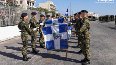 Κάλυψη Ελληνικών σημαιών 28η Οκτωβρίου (2)