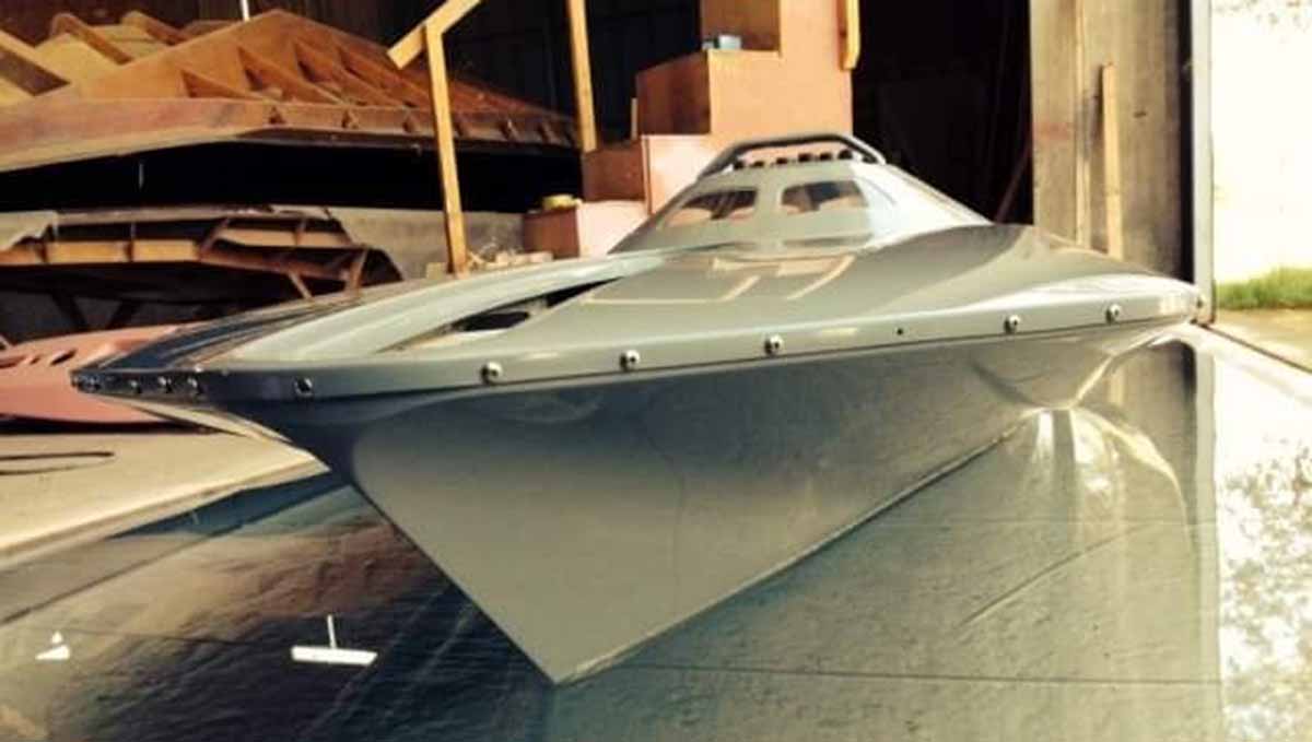 Πρωτότυπο καλούπι πολεμικού σκάφους έκανε φτερά από ναυπηγείο της Αργολίδας