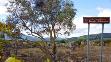 Ναός Ηρακλέους Αρχαίες Κλεώνες