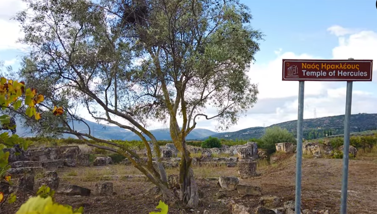 Ο ξακουστός Ναός που χτίστηκε για να τιμήσει τον άθλο του Ηρακλή με το λιοντάρι της Νεμέας (Βίντεο)