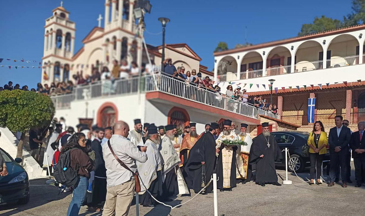 Το Ναύπλιο υποδέχθηκε τα λείψανα των Αγίων Ραφαήλ, Νικολάου και Ειρήνης από τη Μυτιλήνη