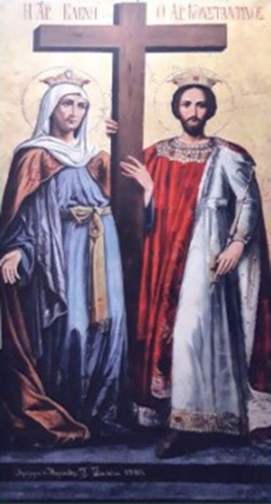 εικόνα των Αγίων Κωνσταντίνου και Ελένης