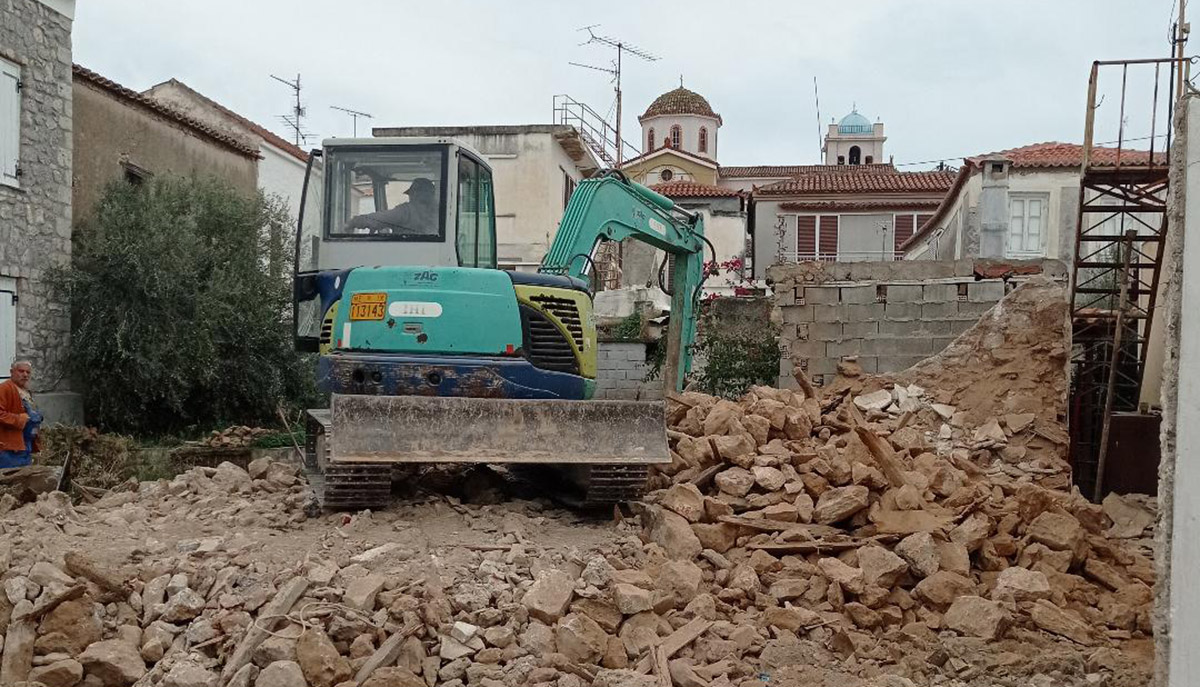 Κατεδαφίσεις κτηρίων Ερμιονίδα