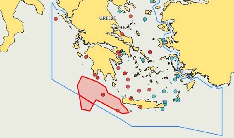 Υδρογονάνθρακες σε Πελοπόννησο και Κρήτη: Νέα NAVTEX από τη Μάλτα διευρύνει την περιοχή των ερευνών