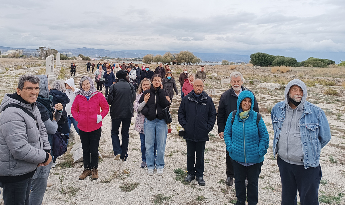 Αρχαιογνωστική επίσκεψη στην παλαιοχριστιανική Βασιλική του Αγίου Λεωνίδη στο Αρχαίο Λιμάνι Λεχαίου Κορίνθου