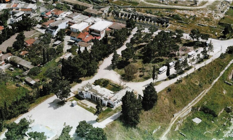 Εικ.10 Αεροφωτογραφία περιοχής Ξενία Αρχαίας Κορίνθου. Πηγή Θύμιος Παπαγιάννης και Συνεργάτες