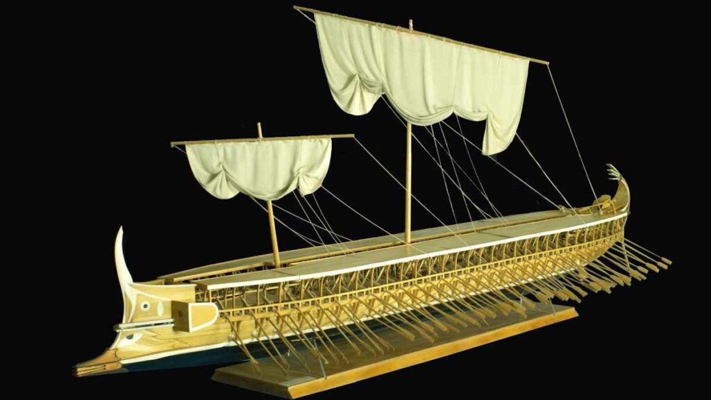 Εικ.5 Ομοίωμα Τριήρους Ναυτικό Μουσείο της Ελλάδος