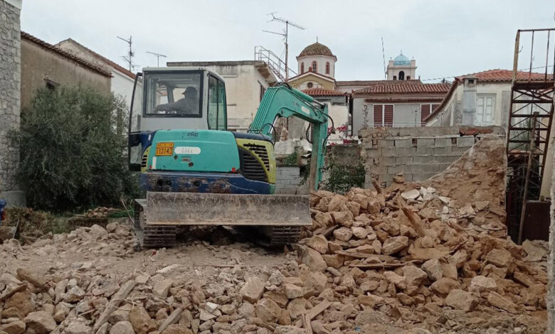 Κατεδαφίσεις κτηρίων Ερμιονίδα