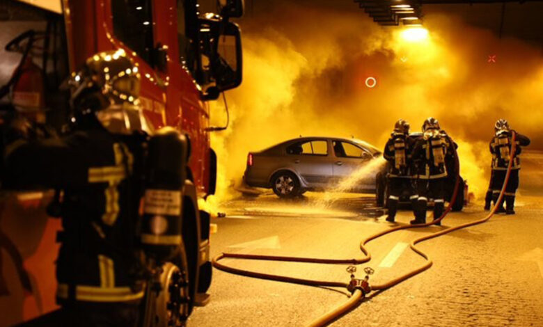 Πυροσβεστική αυτοκίνητο φωτιά