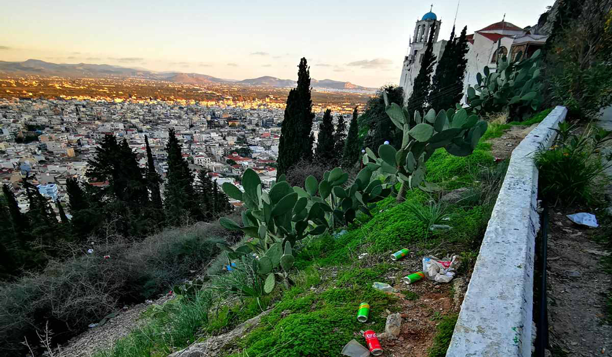 Λόφος Παναγίας Πορτοκαλούσας Άργος σκουπίδια (7)