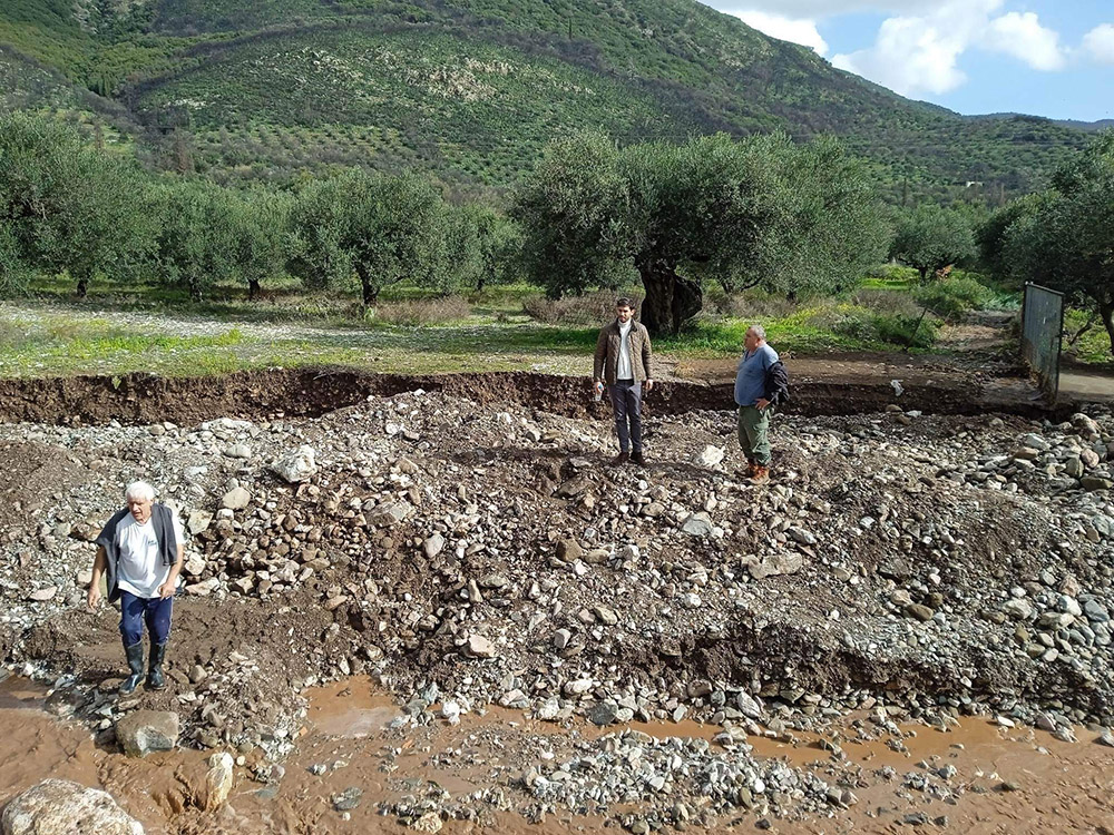 Οιχαλία ζημιές πλημμύρες (2)