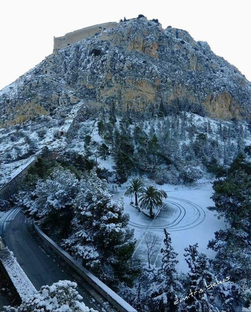 Χιόνια στο Ναύπλιο 2017 ΦΩΤΟ Δ ΜΠΕΚΑΣ (10)