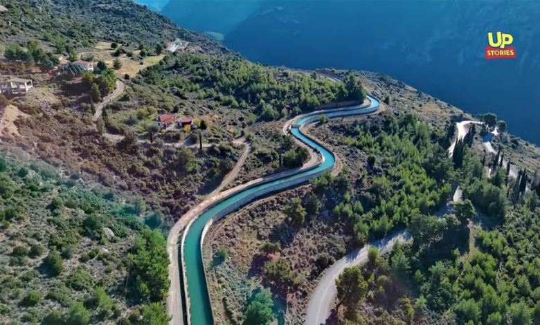 Γαλάζιο φίδι Αττική,ο δρόμος του νερού