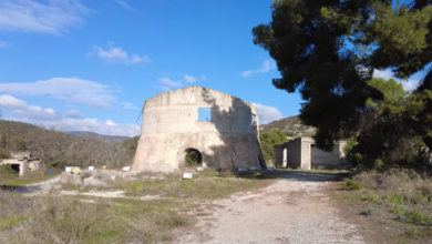 Δερβενάκια εργοστάσιο ασβεστοποιίας